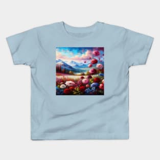 Field of Dream Flowers Kids T-Shirt